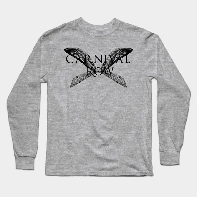 Carnival Row Fae Wings Long Sleeve T-Shirt by Pinkazoid